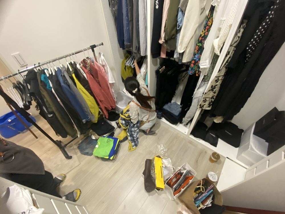 更衣室重整.整理前